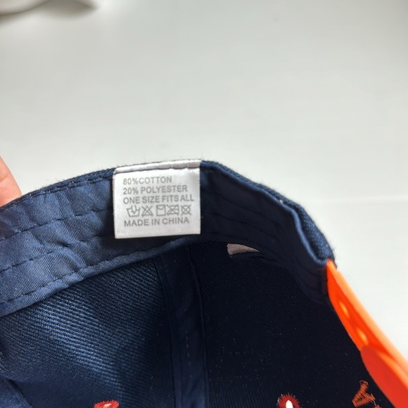 Auburn Tigers Adjustable Snap Back Baseball Style Cap Hat Block Logo All Caps - Picture 9 of 9